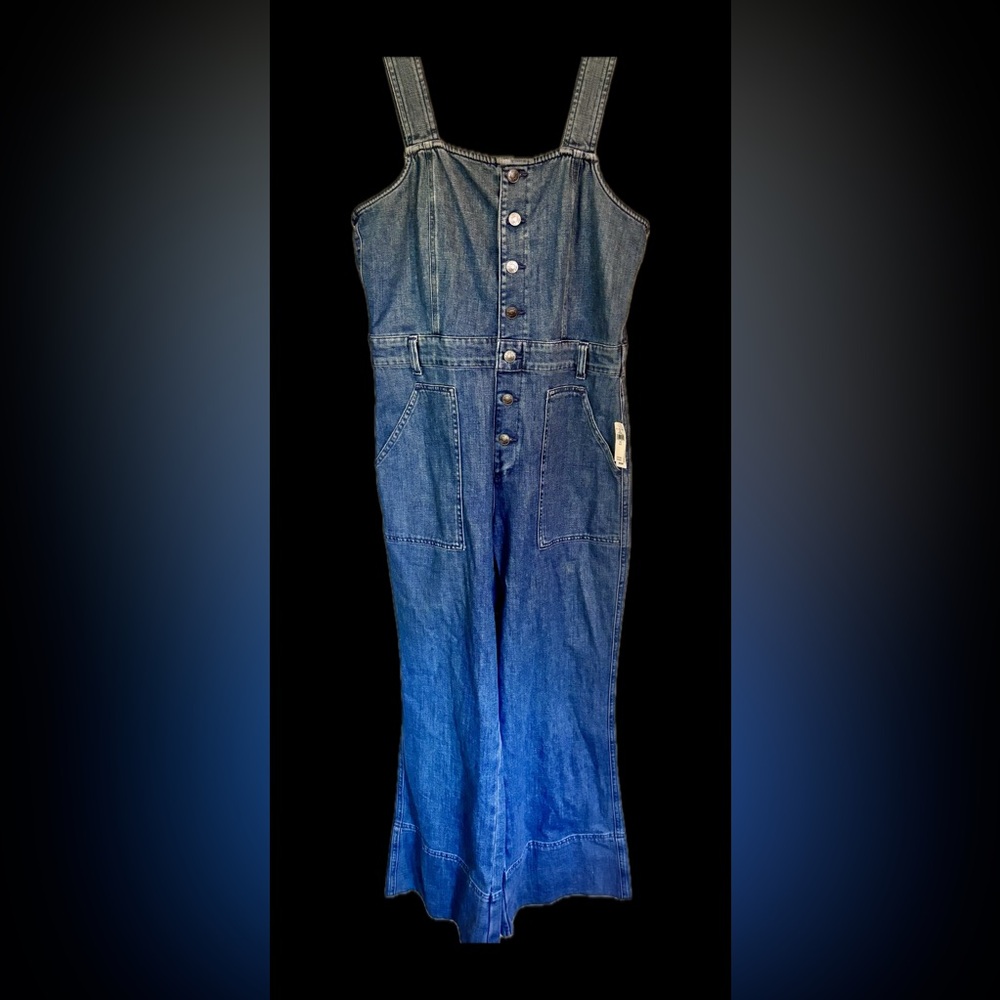 Aerie Blue Denim Jumpsuit